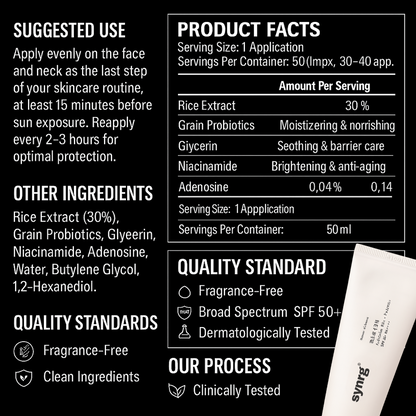 Probiotics Sunscreen™
